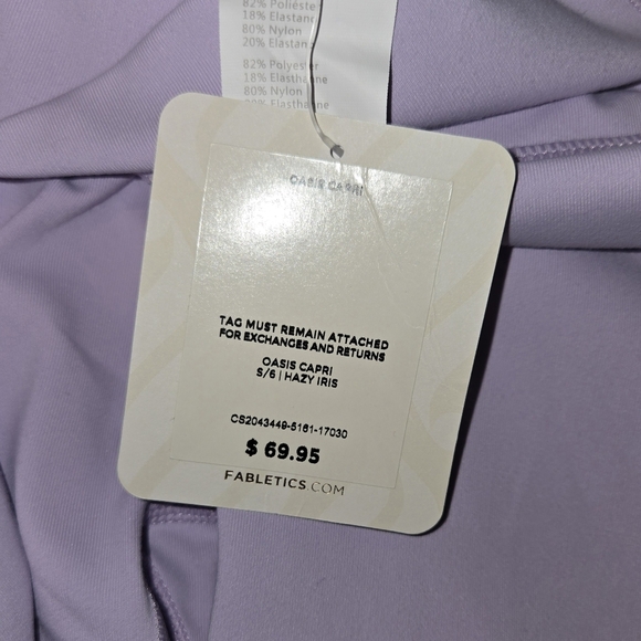 NWT PureLuxe by Fabletics Oasis Capri Women's Size Small - Picture 9 of 9